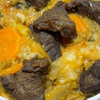 Haitian Legumes with Beef